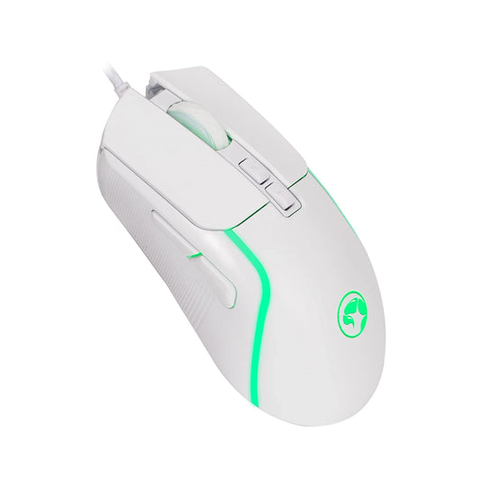 M292 Capo 20 USB RGB Programmable Gaming Mouse (White)