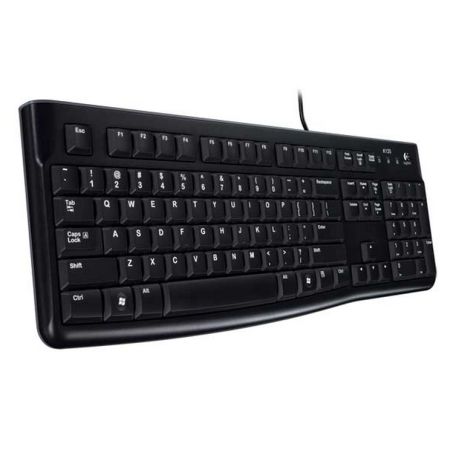 Logitech K120 Wired Keyboard, USB, Low Profile, Quiet Keys