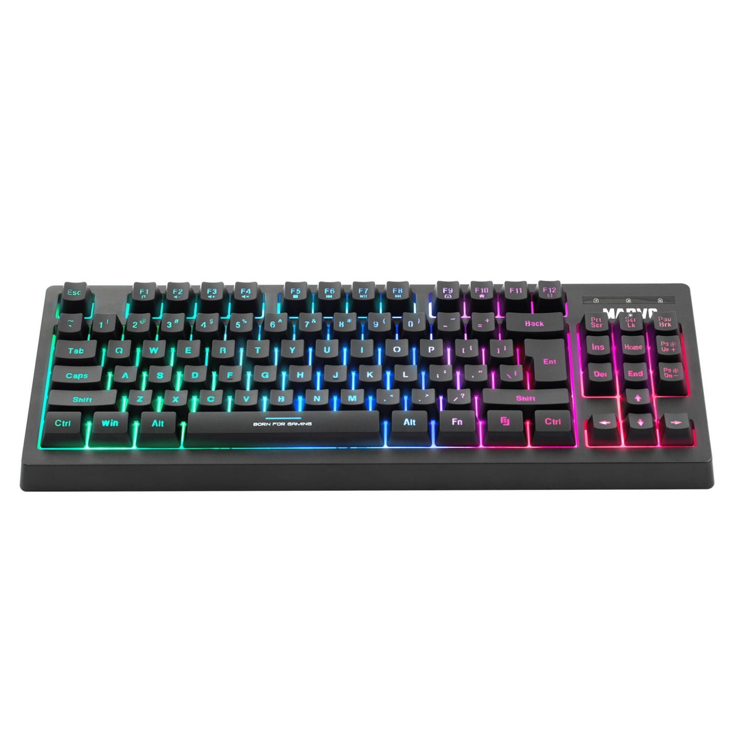 K607 80% TKL USB Backlit Multimedia Gaming Keyboard