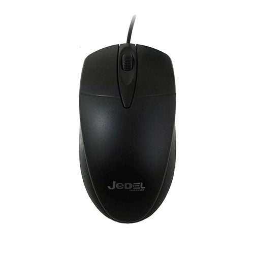 CP72 Wired Optical Mouse, 1000 DPI, USB, Black