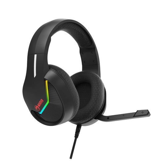 H8618 Tactic 40 USB 2.0 Wired Gaming RGB Headset (Black)