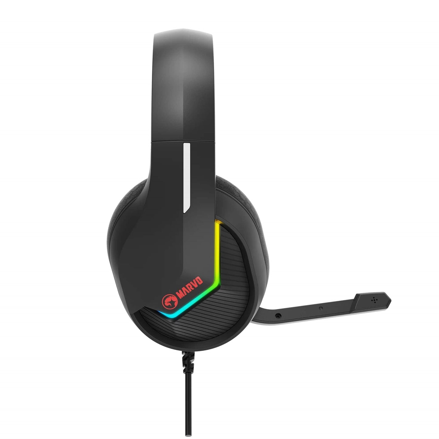 H8618 Tactic 40 USB 2.0 Wired Gaming RGB Headset (Black)