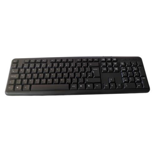 LK-500 Wired Keyboard and Mouse Desktop Kit, USB, Multimedia